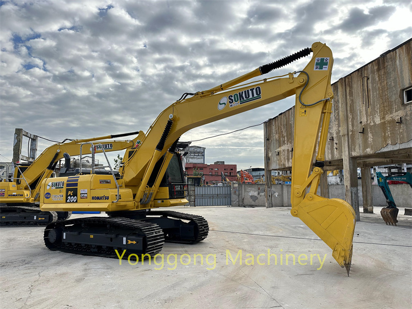 2022 95% new used komatsu pc 200 7 8 used heavy duty equipment komatsu excavator for sale