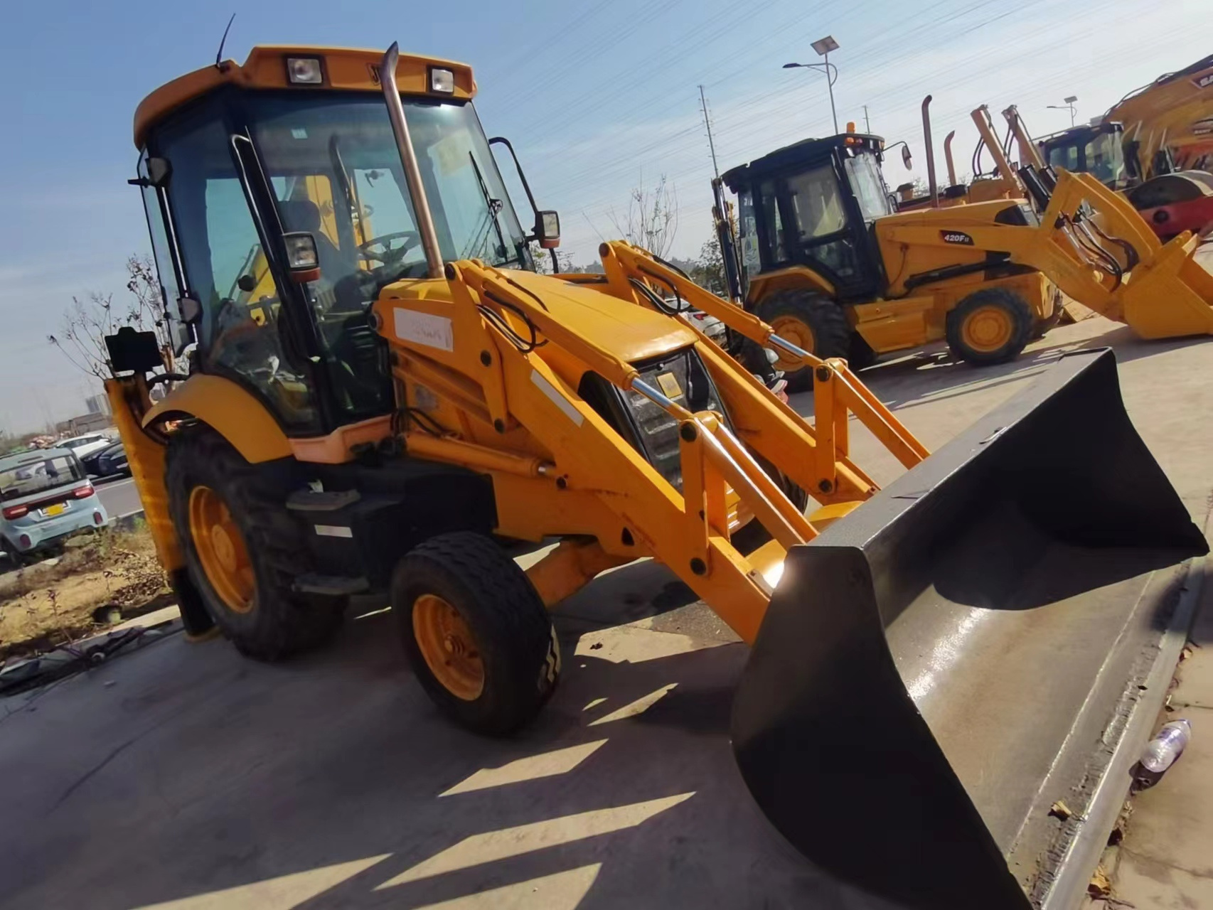 Super good quality used JCB 3CX Towable backhoe for Sale/Used Backhoe Loader 3CX Wheel Loader JCB3CX