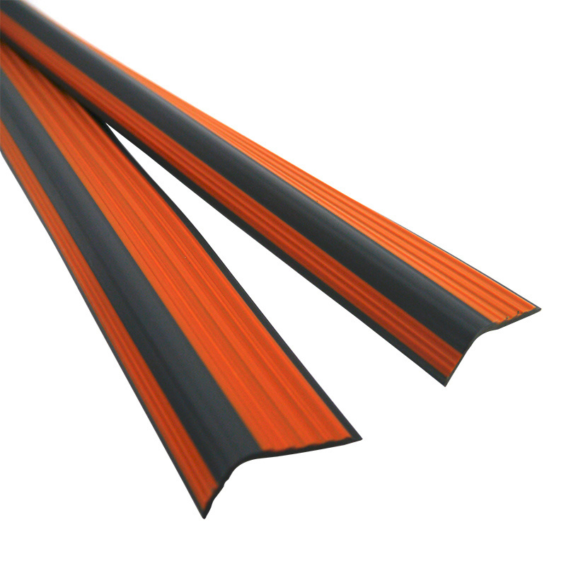 Class 1 fire resistance pvc step nosing flexible pvc bullnose rounded pvc stair nosing