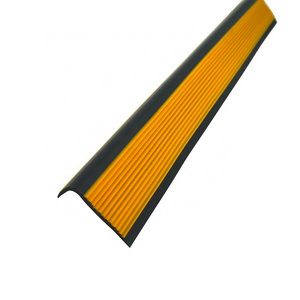 Flexible vinyl stair edging stair nose pvc anti slip pvc rubber stair nosing edge trim protec