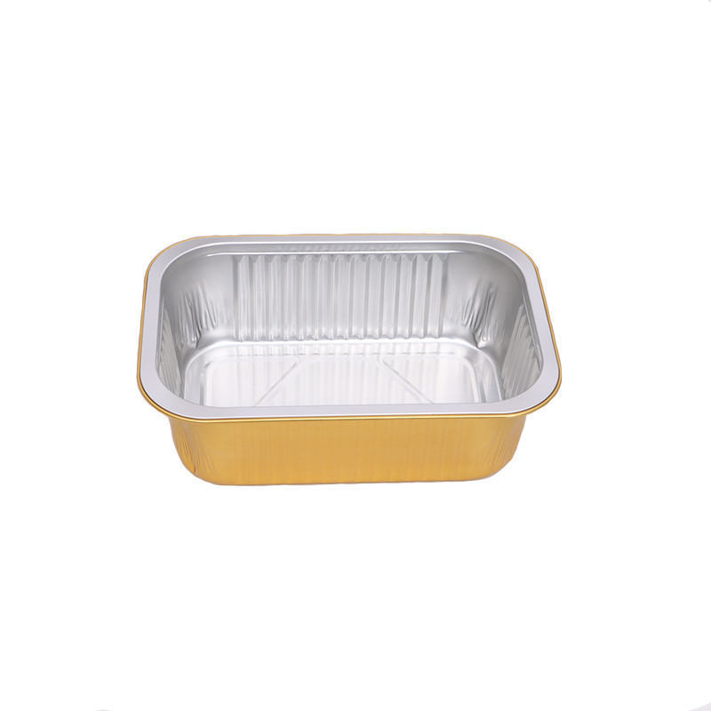 YOUXUAN Sartenes Rectangulares De Papel Aluminio Mini Disposable Aluminum Foil Pie Pan Takeaway Food Container