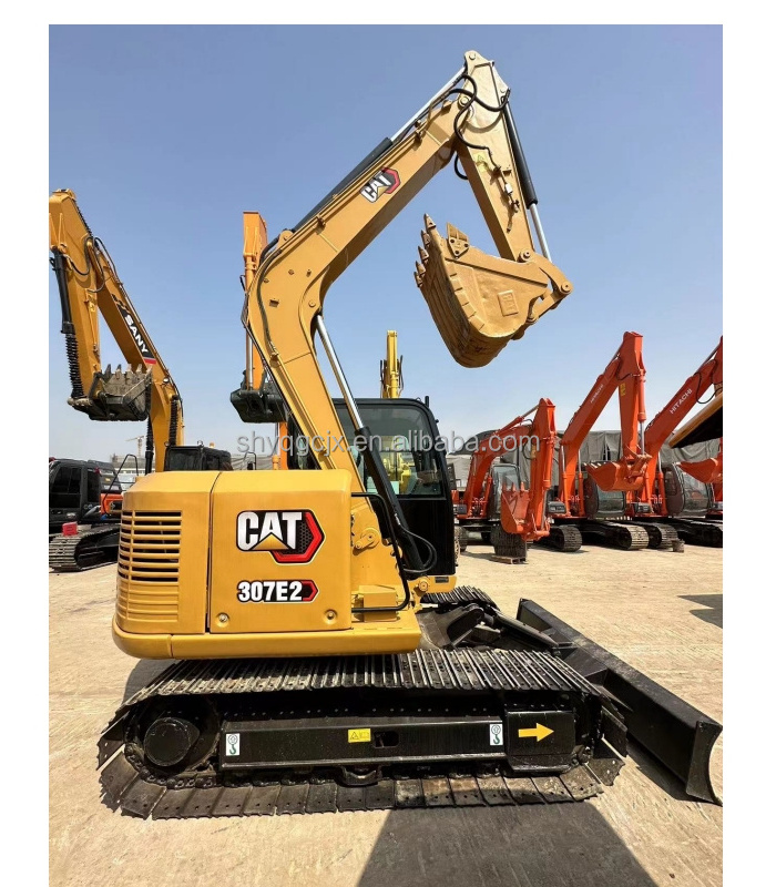 Second-hand mini excavadora CAT 307E 308E 306E2 machinery hydraulic crawler 7ton 6ton used cat excavator