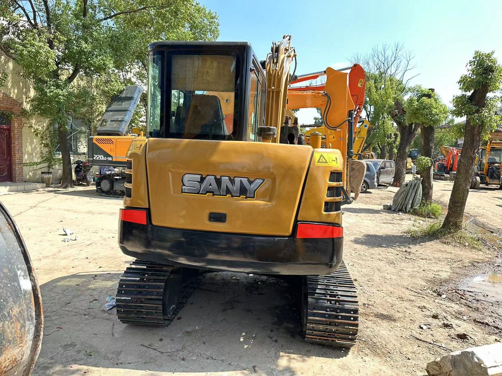 High quality Chinese SANY 55C SY60C SY75C machinery hydraulic backhoe crawler 5tons 6ton used MINI sany excavator