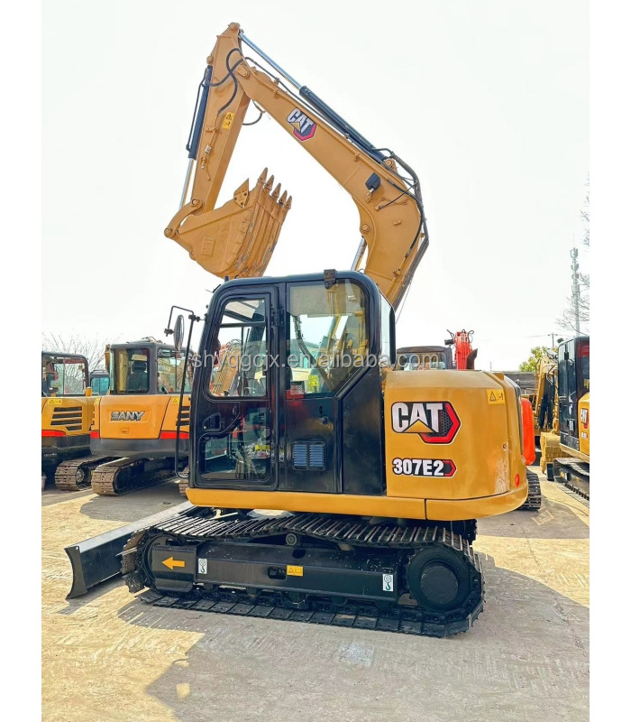 Second-hand mini excavadora CAT 307E 308E 306E2 machinery hydraulic crawler 7ton 6ton used cat excavator