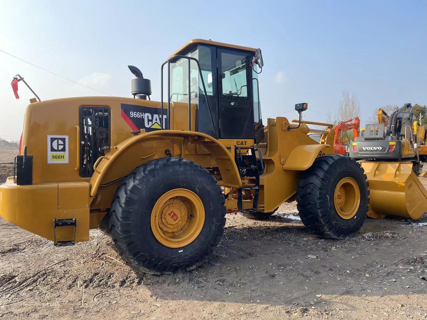 Large usd Japanese loader CAT966H with reasonable price flexible operation second-hand  big loader with  high quality