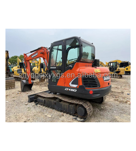 Korea Second-hand mini excavadora Doosan DX60 DX75 machinery hydraulic backhoe crawler 6ton used doosan excavator