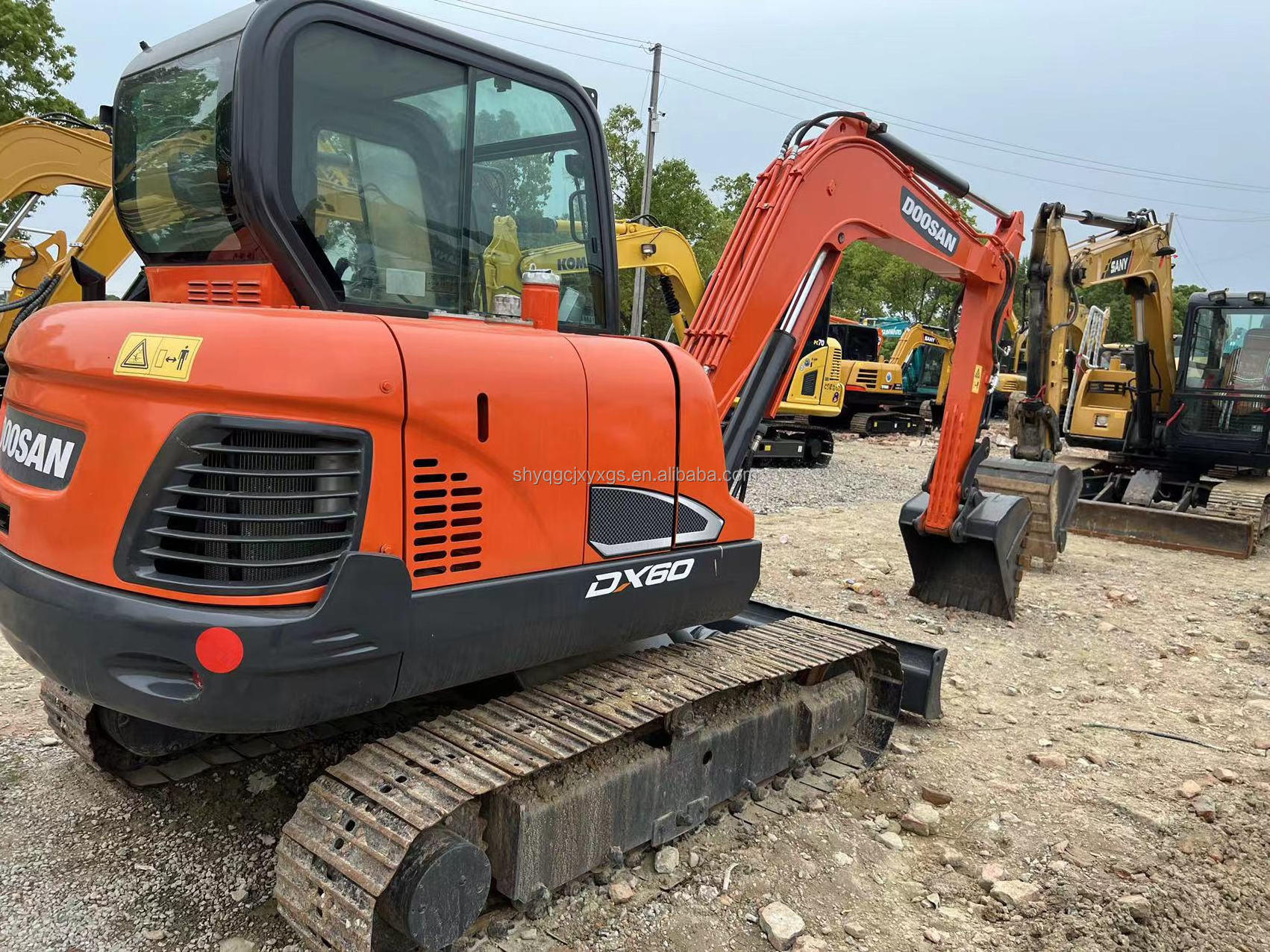 Korea Second-hand mini excavadora Doosan DX60 DX75 machinery hydraulic backhoe crawler 6ton used doosan excavator