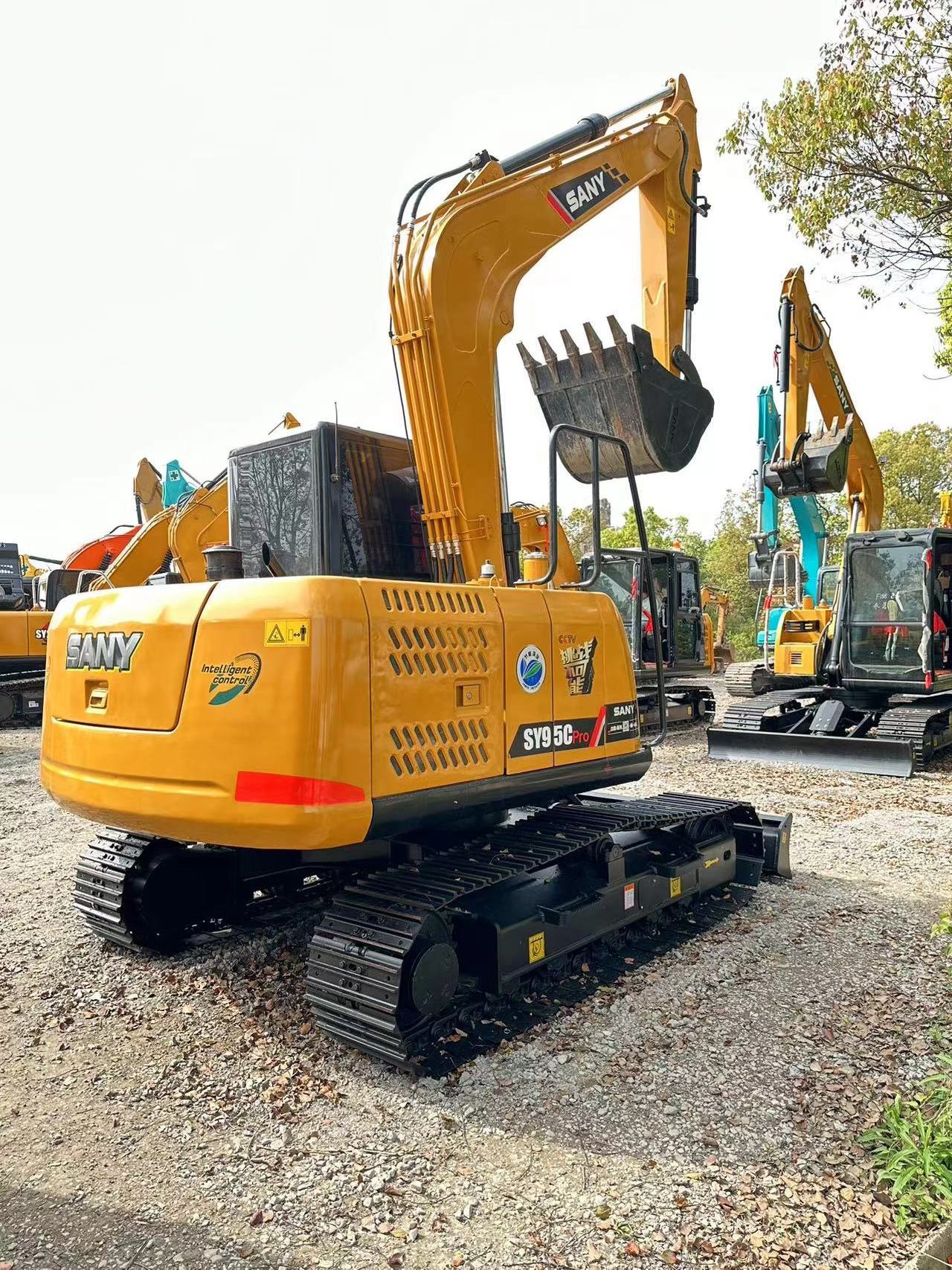 High quality chinese Second-hand Sany SY95C SY75C digger hydraulic backhoe crawler 9tons used Sany excavators