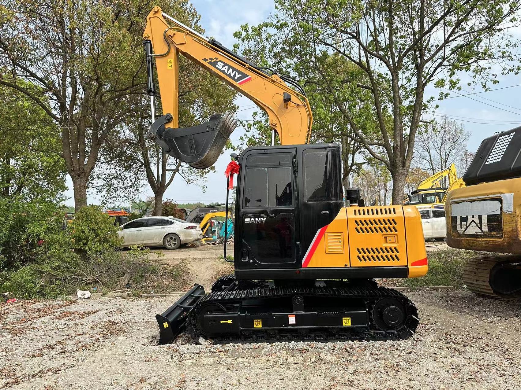 High quality chinese Second-hand Sany SY95C SY75C digger hydraulic backhoe crawler 9tons used Sany excavators