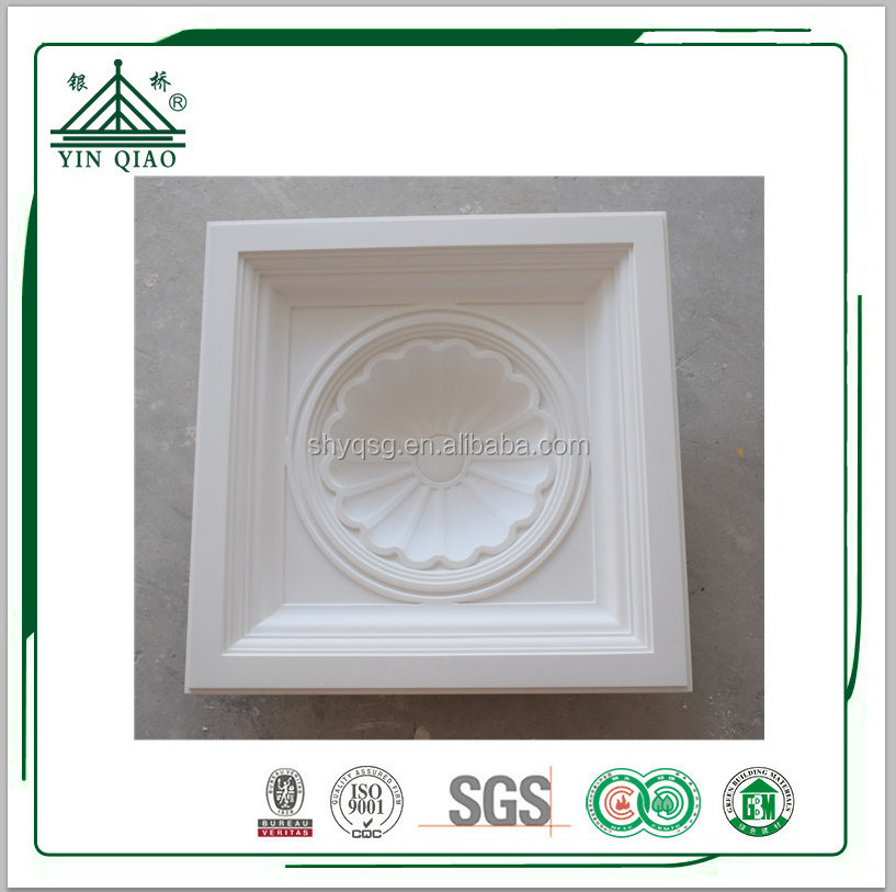 Ceiling Pop Design Decorative Fiberglass Gypsum Corner Crown Moulding