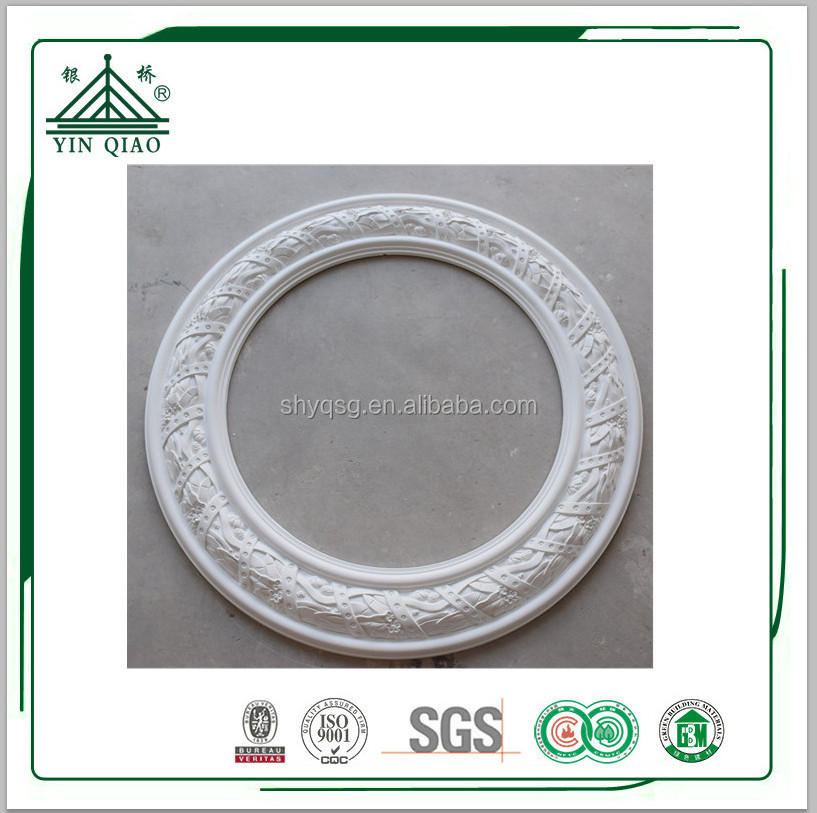 Ceiling Pop Design Decorative Fiberglass Gypsum Corner Crown Moulding