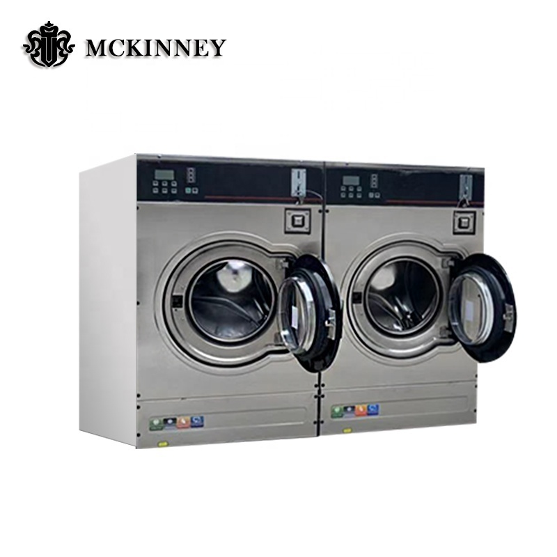 Professional Commercial Laundry equipment Double Stack Washing Machine Clothes Dryer Machine All In One