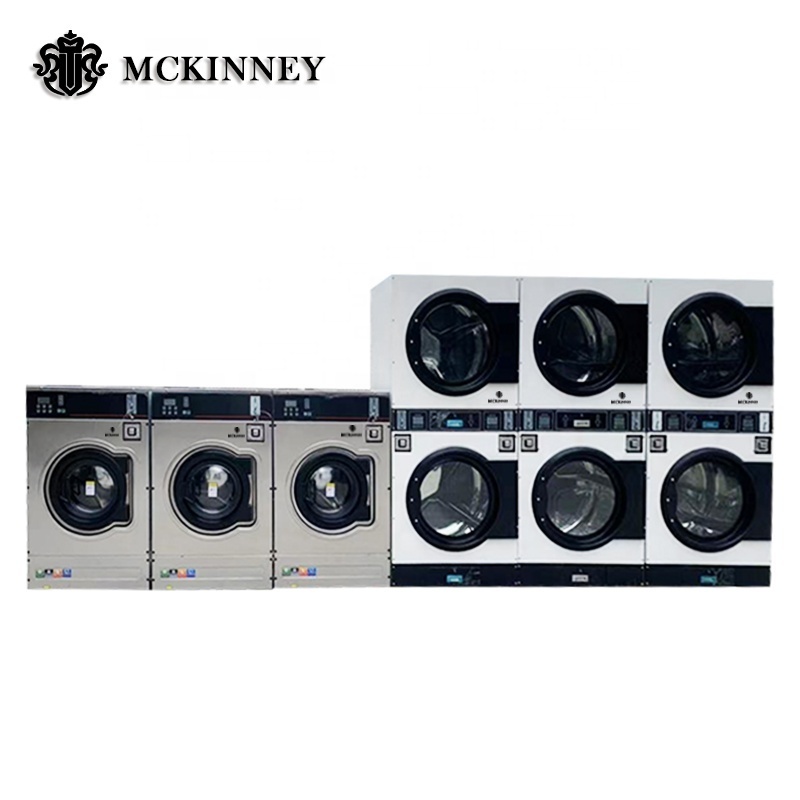 12KG to 28KG Self Service Laundry Shop Washing Machines Coin Operated Washer Extractor