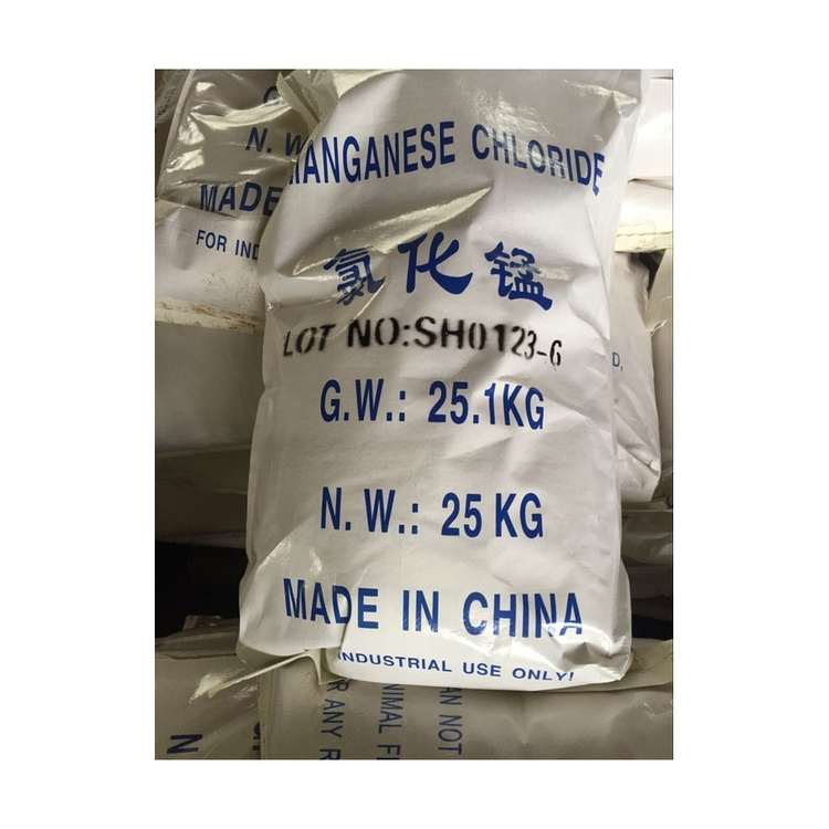 Factory hot selling manganese chloride tetrahydrate cas 13446-34-9 best price mncl2 manganous chloride