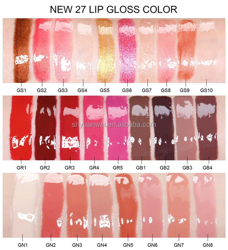 F14 luxury pink clear lip gloss vendors high quality private label clear lip gloss