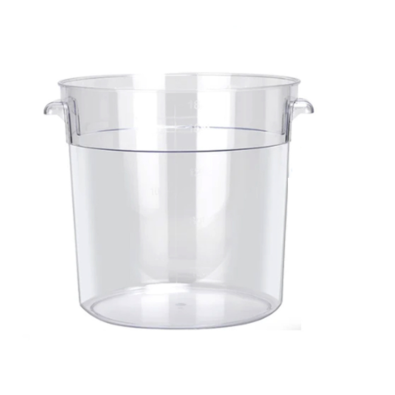 Heavy Duty Clear PP Plastic Transparent 15L 20L 5 Gallon Durable Car Wash Bucket