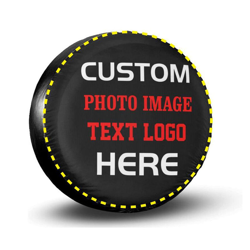 Factory Price DIY Auto Spare Car Protection Cover Customized Logo PU PVC Durable Tire Bag