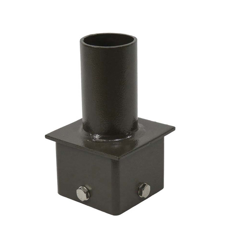 3 inch 4 inch 5 inch Square Poles Top Mount Heavy Duty Steel Tenon Adapter