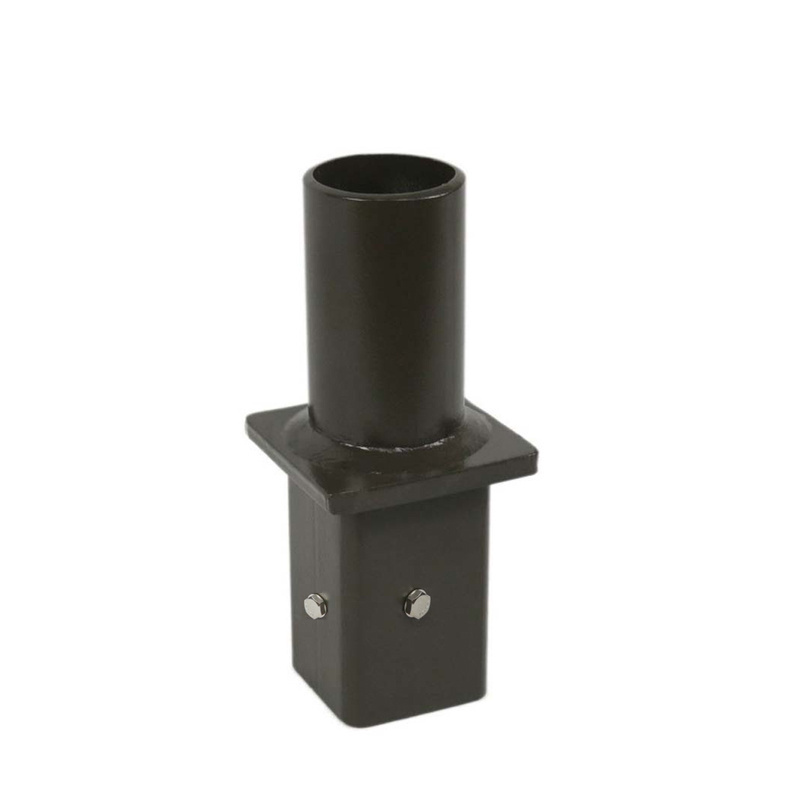 3 inch 4 inch 5 inch Square Poles Top Mount Heavy Duty Steel Tenon Adapter