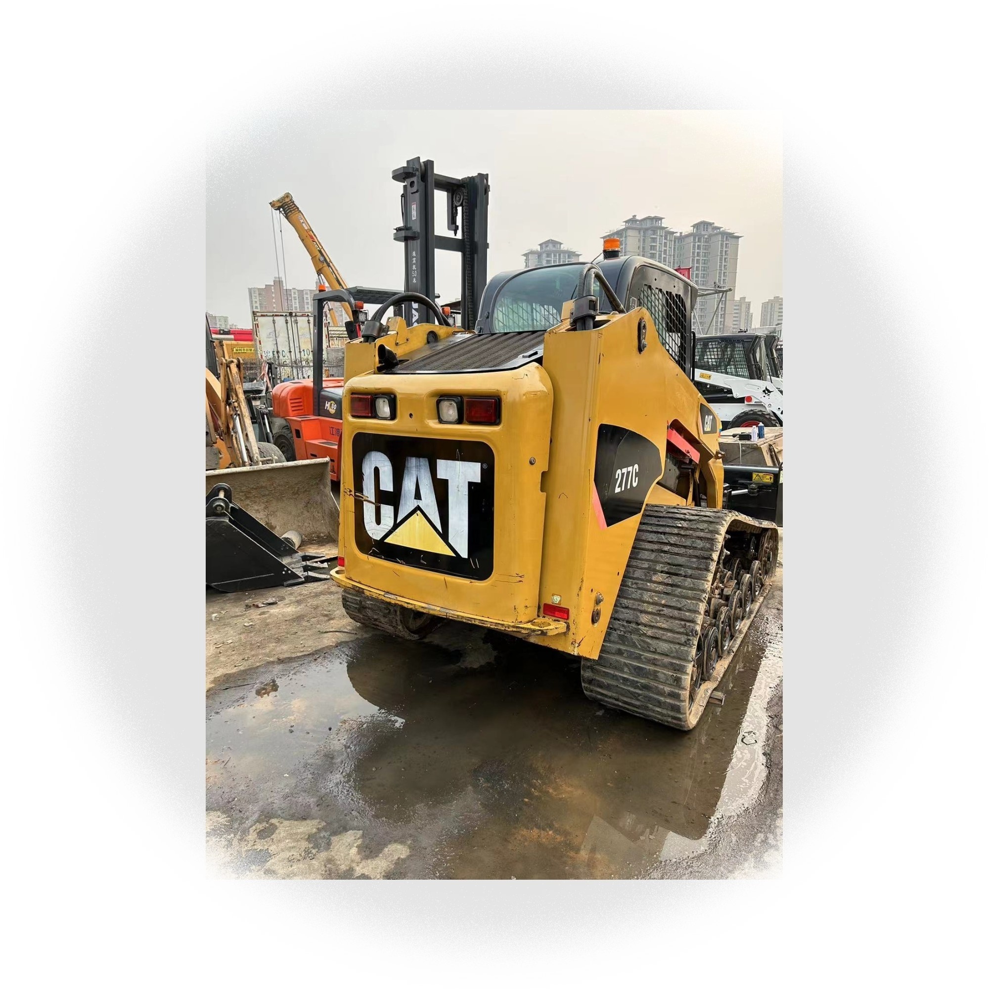 Used Wheel Loader Caterpillar 277C Loaders Provided Bobcat Engine Original Engineering & Construction Machinery Dump Truck 1 Set