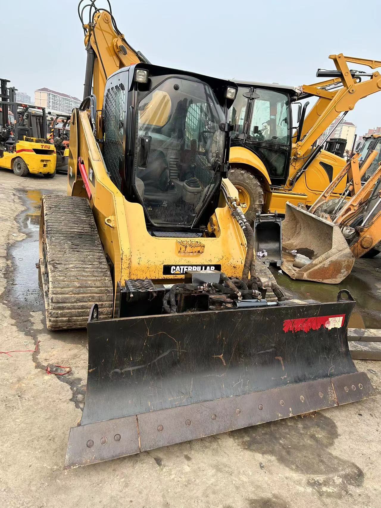 Used Wheel Loader Caterpillar 277C Loaders Provided Bobcat Engine Original Engineering & Construction Machinery Dump Truck 1 Set