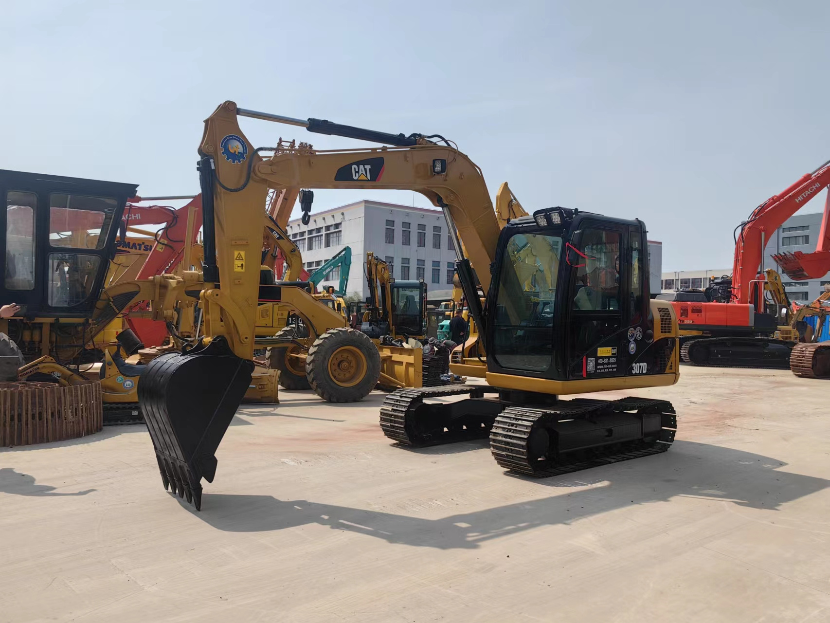 Small Excavators CAT 307D Used excavator caterpillar 307 small digger hydraulic crawler construction machinery