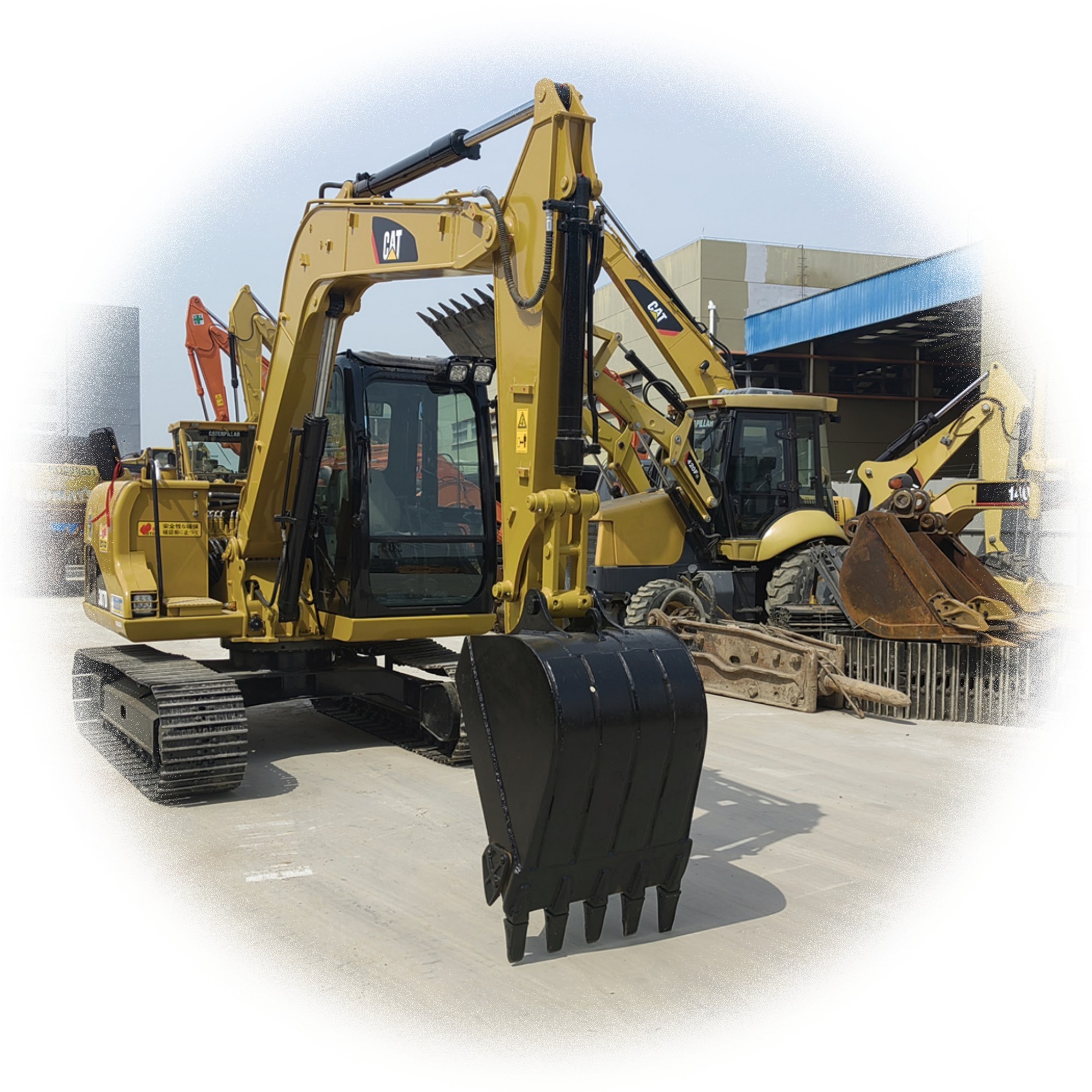 Small Excavators CAT 307D Used excavator caterpillar 307 small digger hydraulic crawler construction machinery