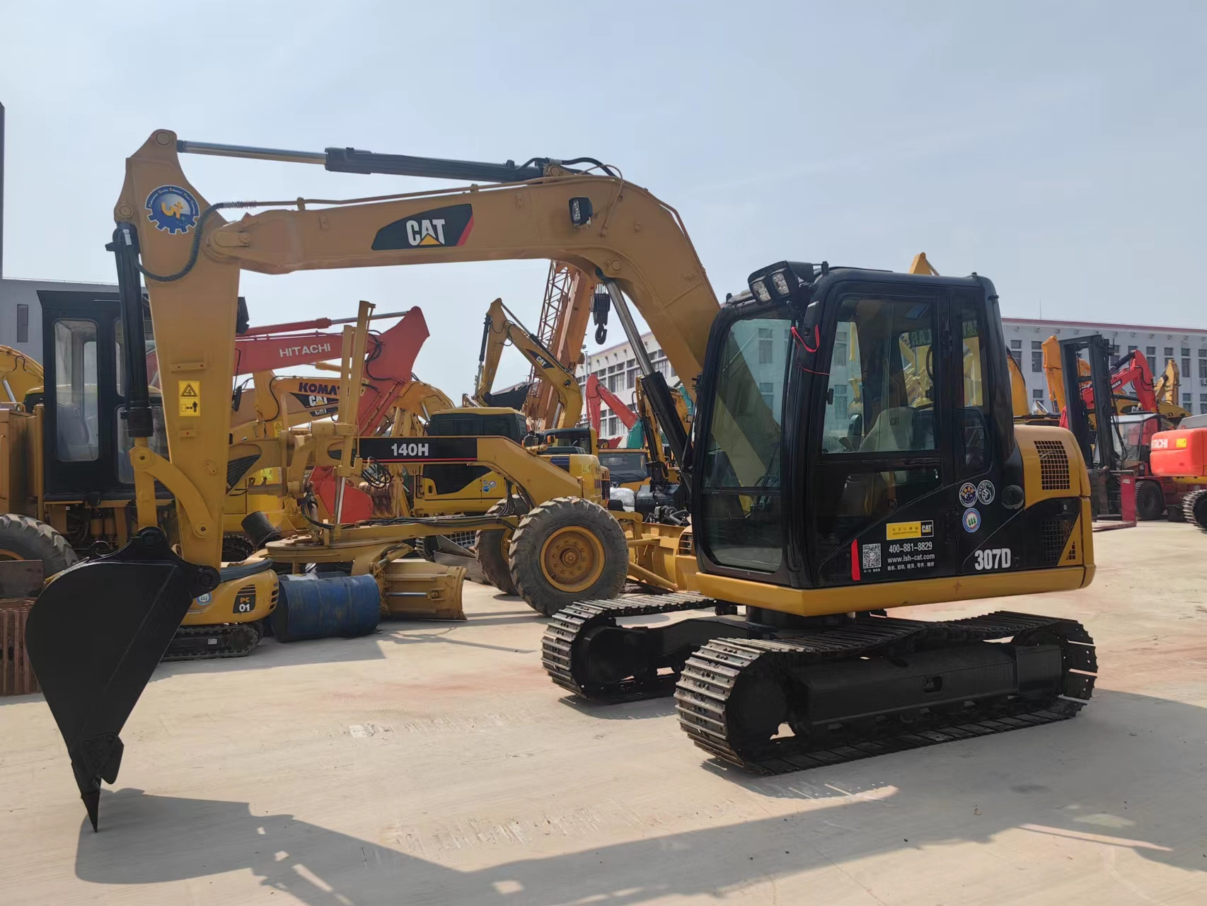 Small Excavators CAT 307D Used excavator caterpillar 307 small digger hydraulic crawler construction machinery