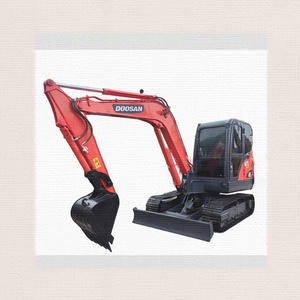 Used Doosan DX60 hydraulic crawler excavator 6 ton mini construction digger excavators for Sale