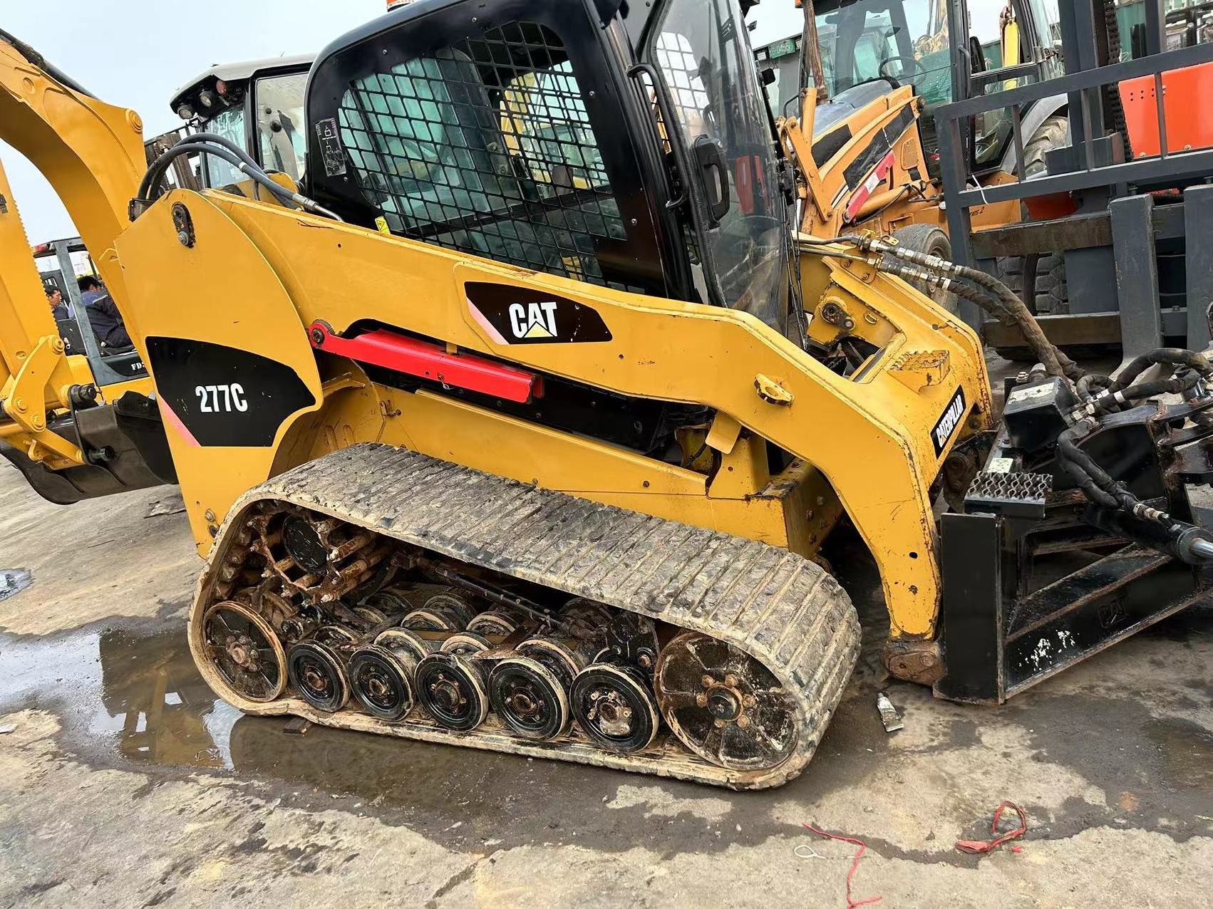 Used Wheel Loader Caterpillar 277C Loaders Provided Bobcat Engine Original Engineering & Construction Machinery Dump Truck 1 Set