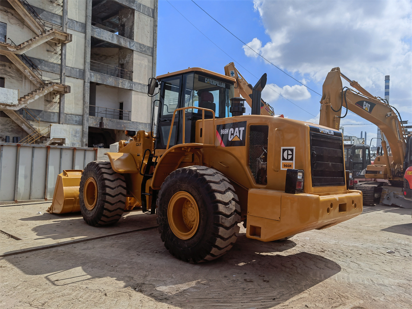 Used Caterpillar 966h Loader Wheel Loaders Provided ORIGINAL 1 Set Kat Front Loader Machinery 7 Ton Second Hand Engine 2018 JP