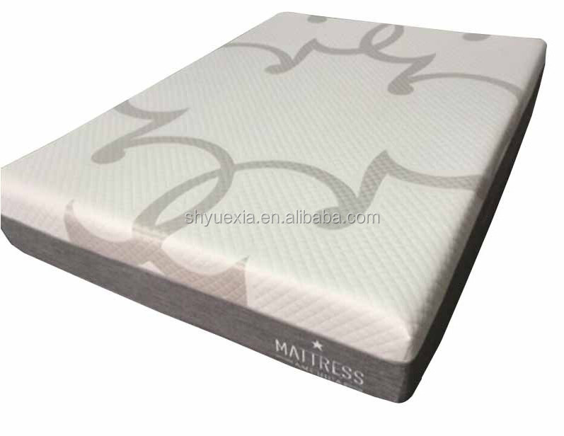 Bedroom furniture thick gel memory topper mattresses egg crate foam mattress with bed base