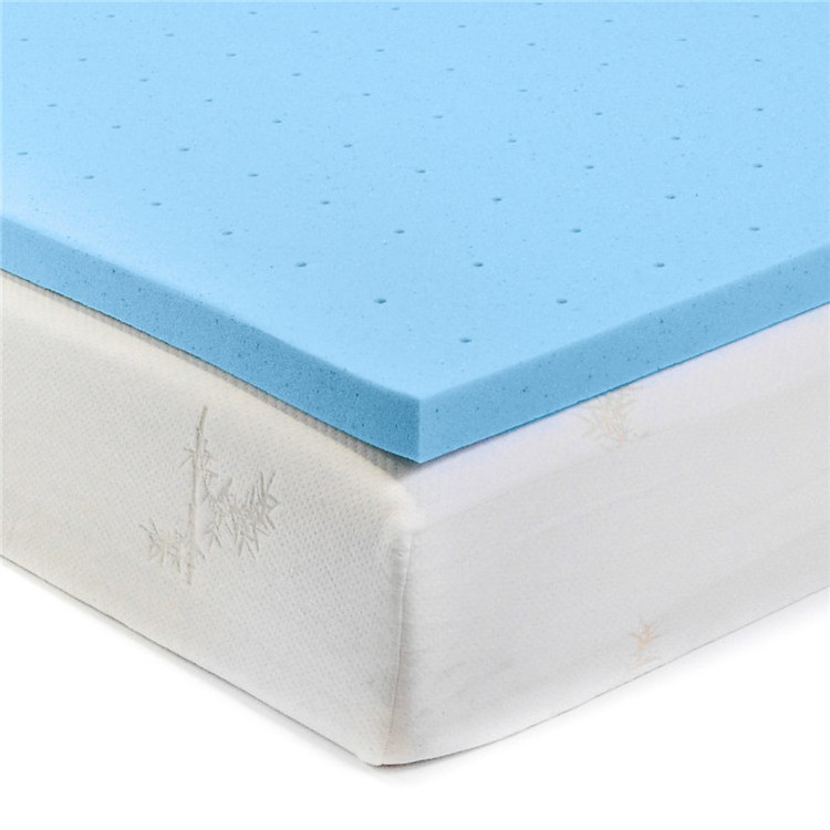 Cooling Gel Memory Foam Pressure Relieving Memory Foam Mattress Pad Gel Topper Queen King Size