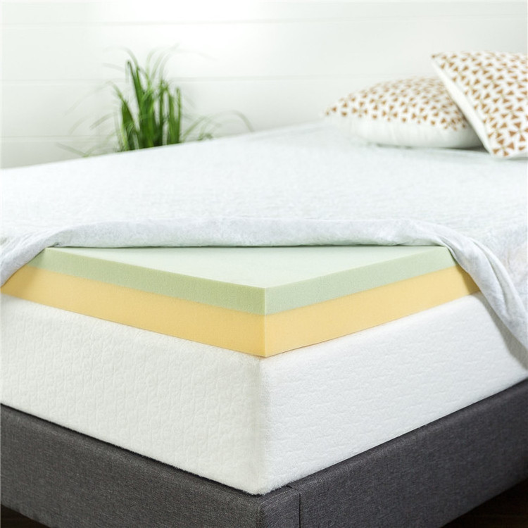 Wholesale Easy Roll Up Memory Foam Bed Topper