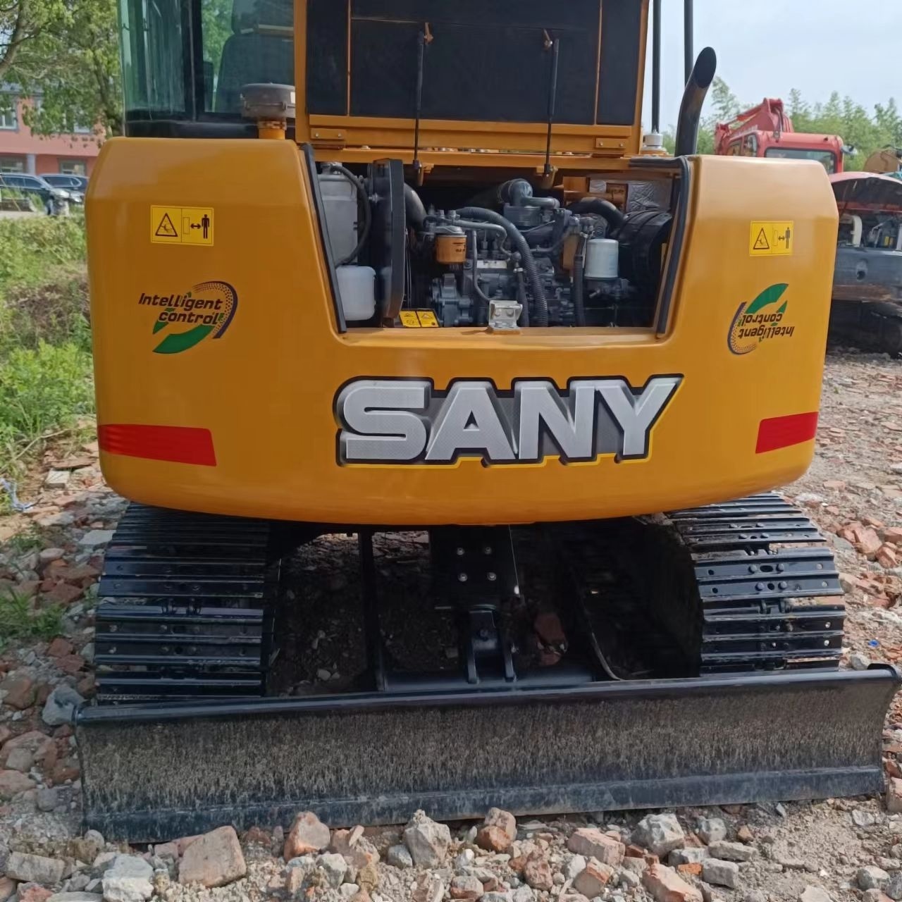 Second hand SANY SY75C crawler excavator almost new original earth moving machine used SANY SY75C excavator