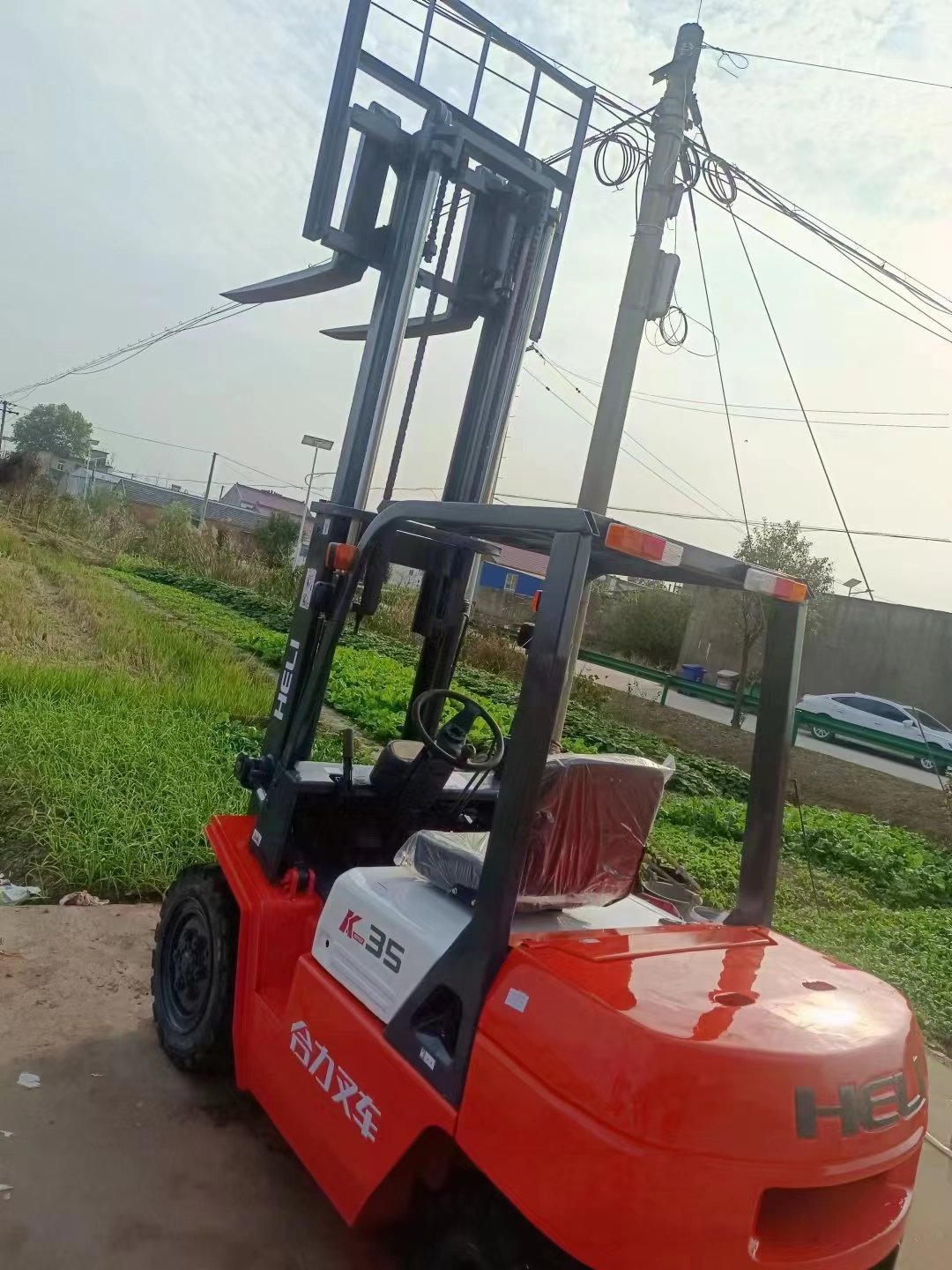 Second hand HELI K35 forklift/Cheaper price original Chinese diesel forklift HELI K35 on sale