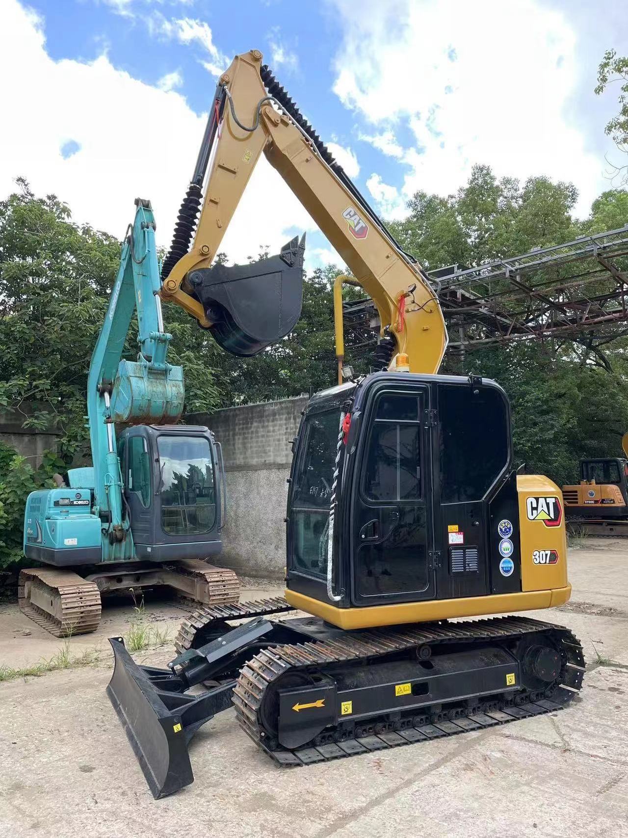 Cat 307d excavator used caterpillar 307d 308d 307e 308e excavator digger machine for sale