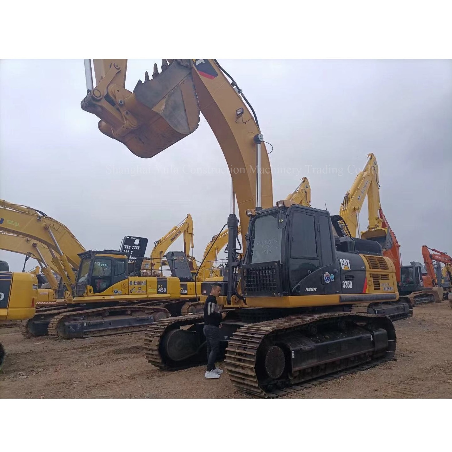 36 Ton Second Hand CAT Caterpillar 336D Excavator In Original Painting Used Caterpillar CAT 336D Excavator For Sale