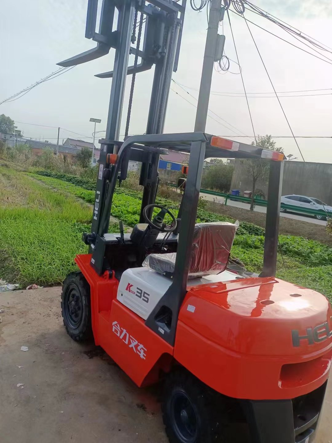 Second hand HELI K35 forklift/Cheaper price original Chinese diesel forklift HELI K35 on sale