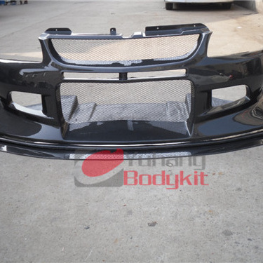 Carbon Fiber CF Body kit Fit For Evolution EVO 8 9 VC  Cyber Front Bumper With Front Diffuser