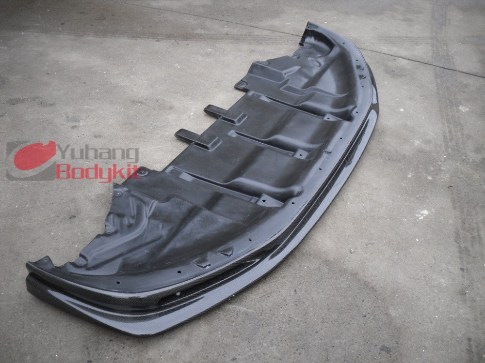 CF Front Lip Splitter  Diffuser For Carbon Fiber 2008-2010 Skyline R35 GTR TS Top-Secret Style