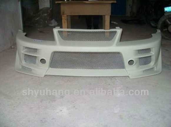 For Evolution EVO 5 EVO 6 D1 FRP Front Bumper Body Kit Glass Fiber