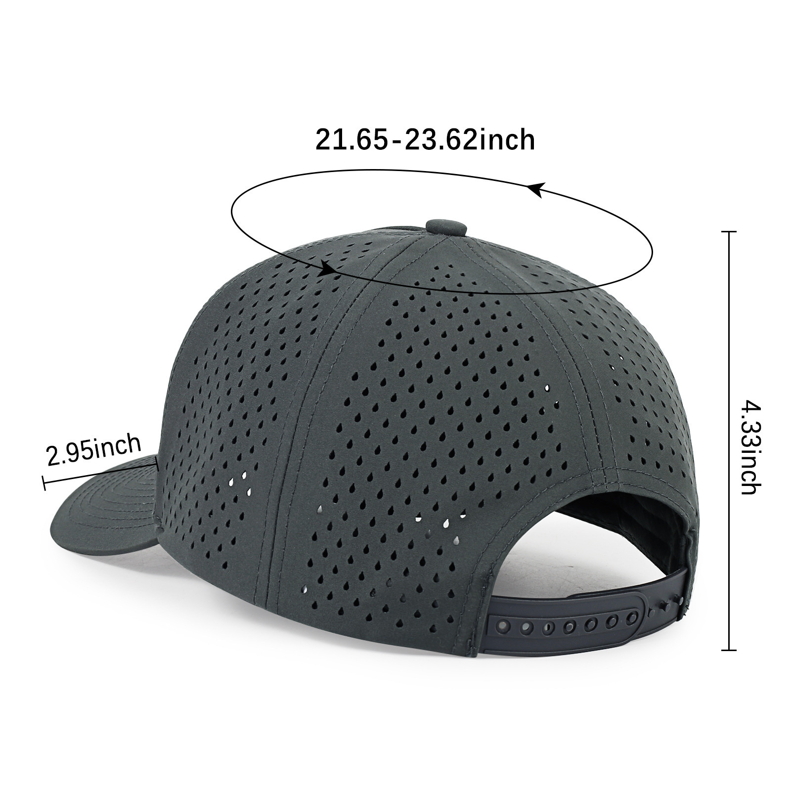 Hard top sunshade waterproof baseball caps for men and women outdoor quick-drying breathable sunscreen flat tongue hats