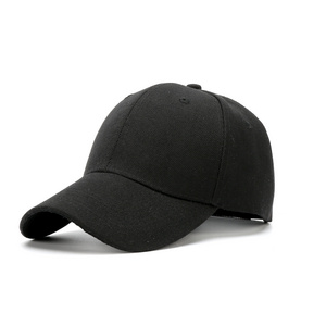 Hengxing BSCI Wholesale mens Blank Plain black custom logo baseball cap