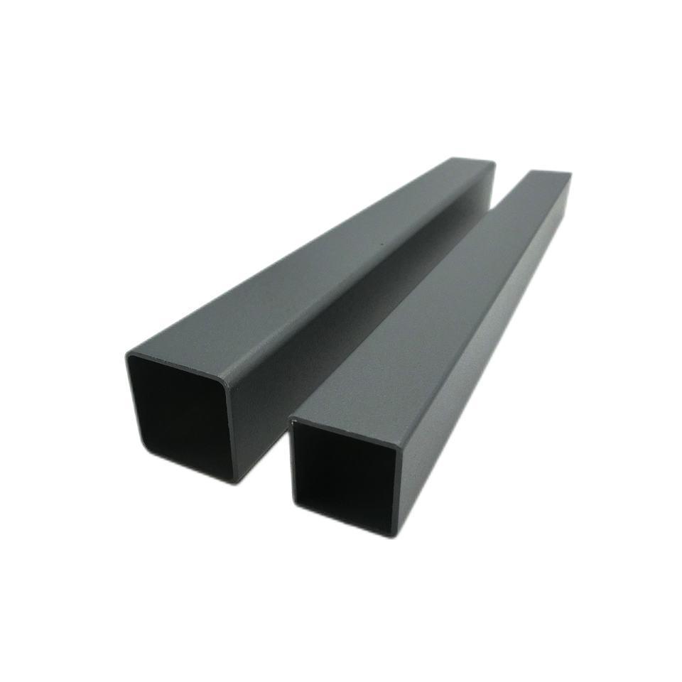 10mm-150mm Diameter 6063 Pipes Anodic Aluminum Square/Rectangular Hollow Tubes