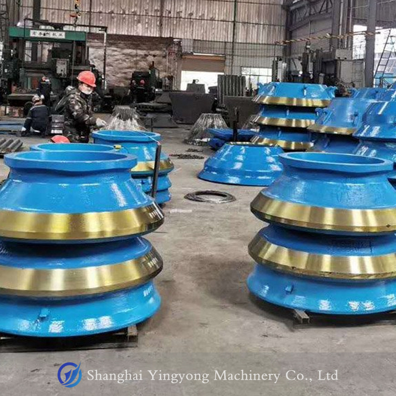 YINGYONG Symons/Terex/Shanbao/Truemax/Telsmith cone crusher wear  Spare Parts concave and mantle / Bowl Liner