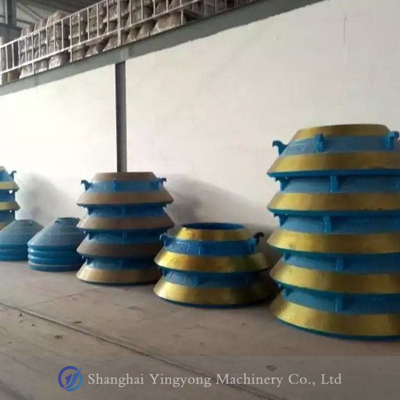 YINGYONG Symons/Terex/Shanbao/Truemax/Telsmith cone crusher wear  Spare Parts concave and mantle / Bowl Liner