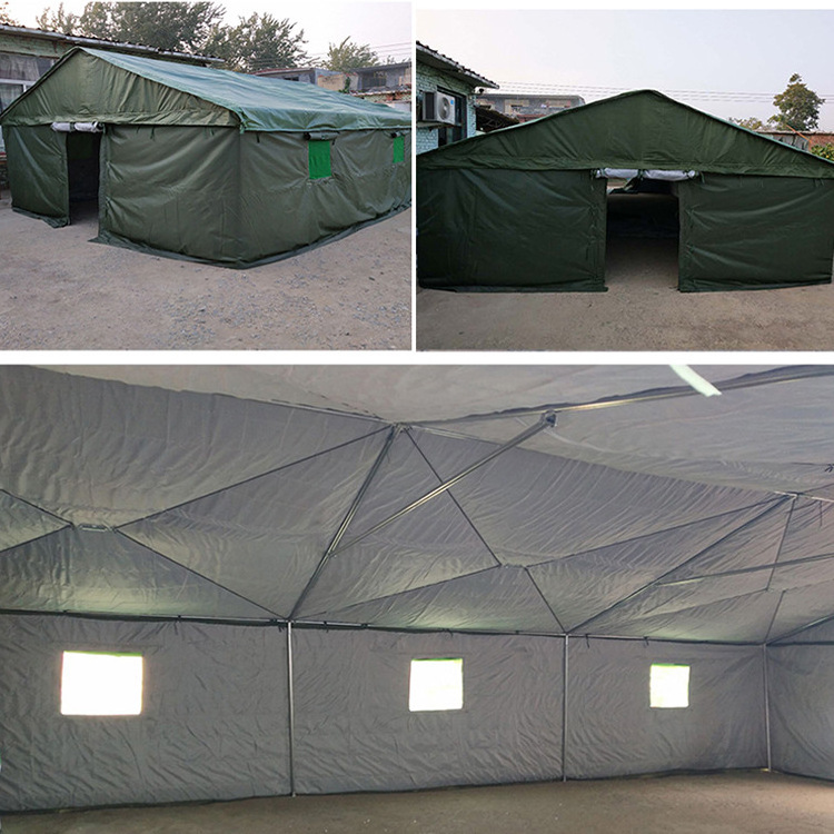 warm insulation thickened sunscreen canvas earthquake-resistant disaster relief thermal insulation cold-proof emergency tent