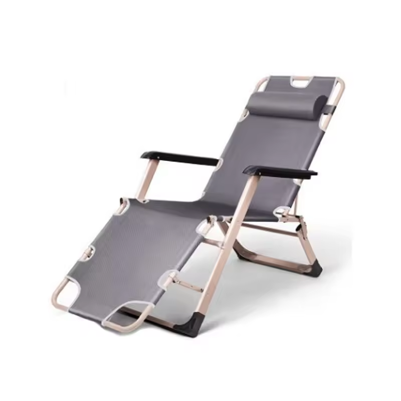 High Quality Outdoor Foldable Bed Portable Office Reclining Folding Chair  beach chair Lounge Chairs