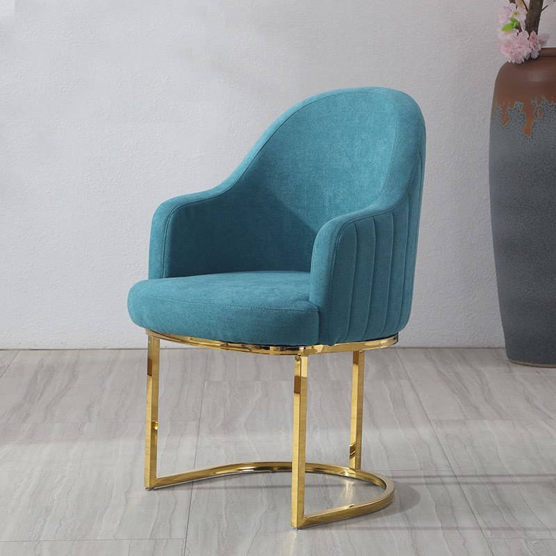 Modern Wholesale home furniture upholstered blue velvet dining chairs fancy modern blue velvet purple gold leg dining chairs